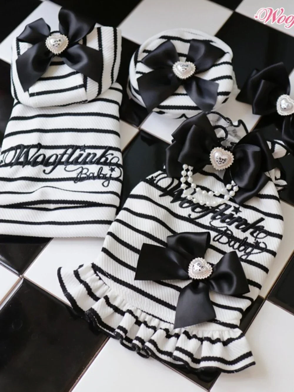 Lollipop Mini Dress in Black and White - Size 1